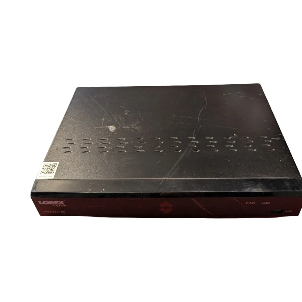 Lorex by FLIR Wirefree HD 1080p‎ 6-Channel DVR Security Recorder LHB906-D Black